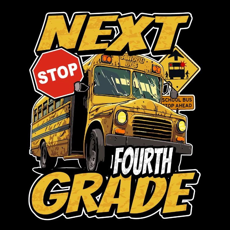 Prochain arrêt : 4e année - autobus scolaire