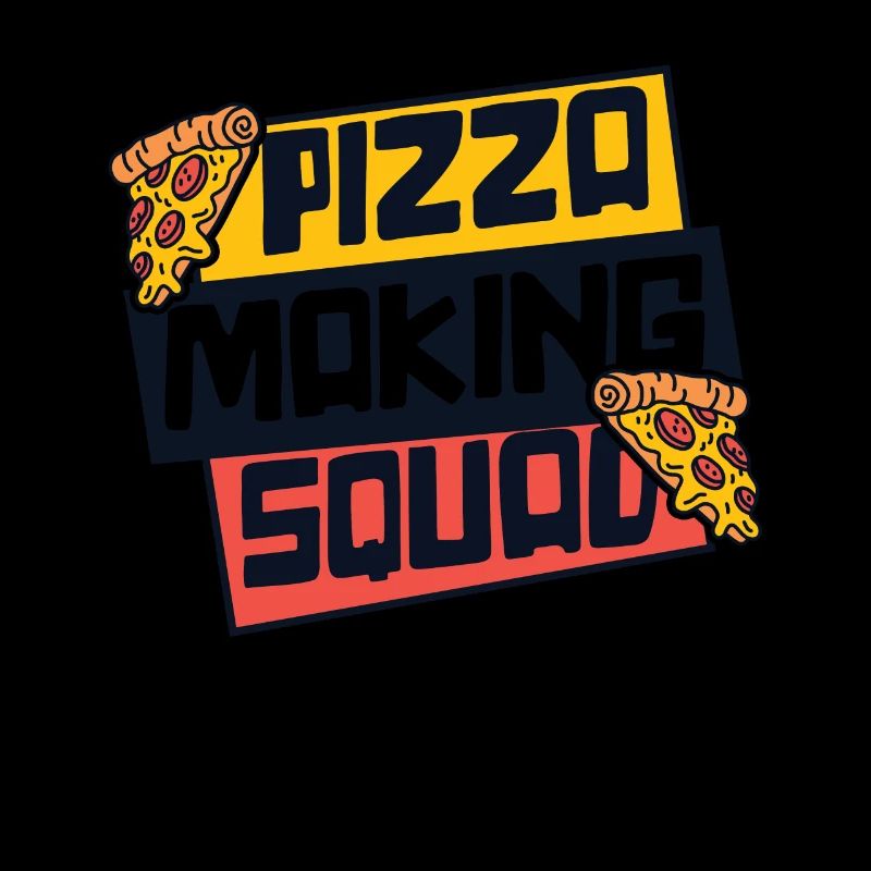 Escouade de fabrication de pizza Plateau de pizza Pizza Four Pizza