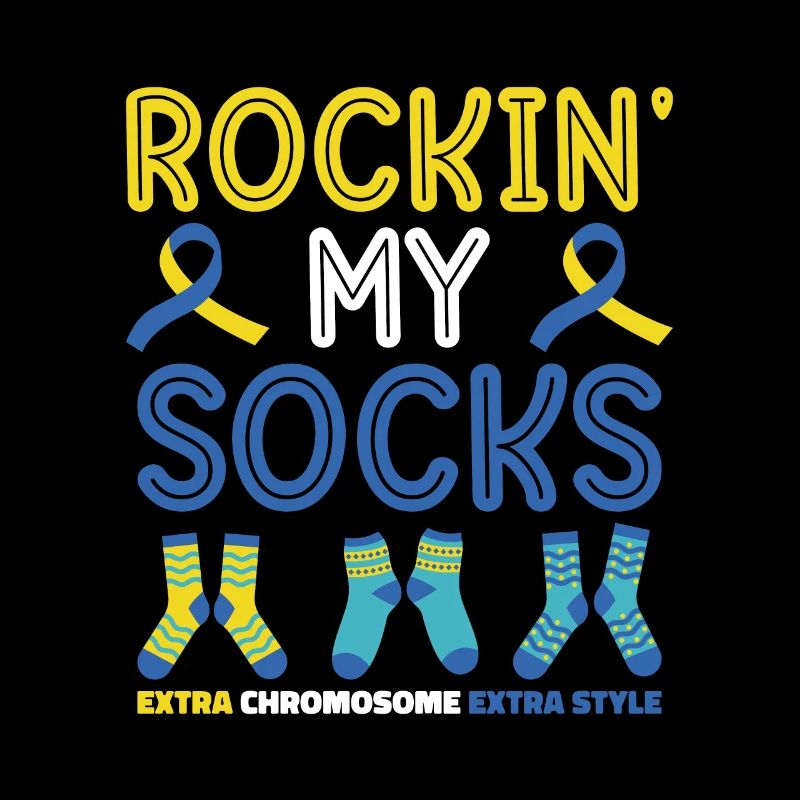 World Down Syndrome Day Awareness Rocking Socks