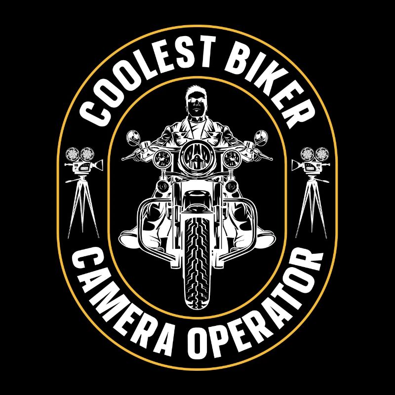 Camera Operator Coolest Biker Camera Movie Maker