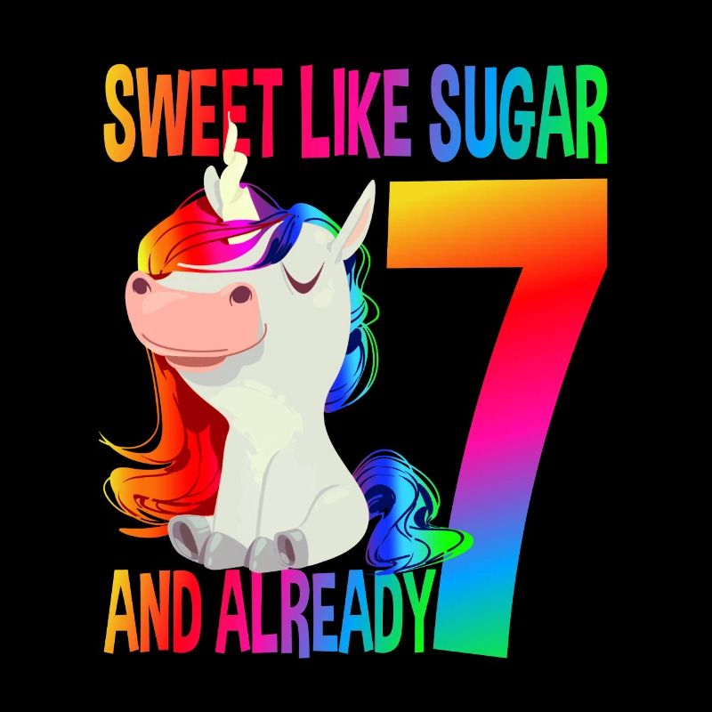 Douce comme le sucre et déjà 7 - 7ème licorne anniversaire