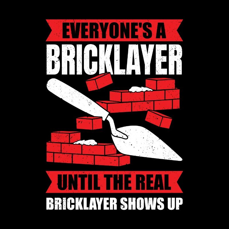 Funny Bricklayer Brick Mason Job Profession Gift