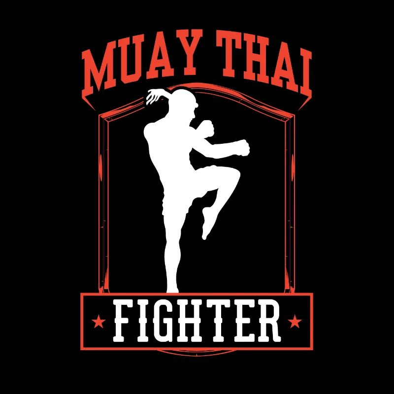 Muay Thai Kämpfer Kampfsport Kampfkunst Kampf