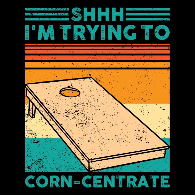 Lustiges Cornhole Corn Hole Retro