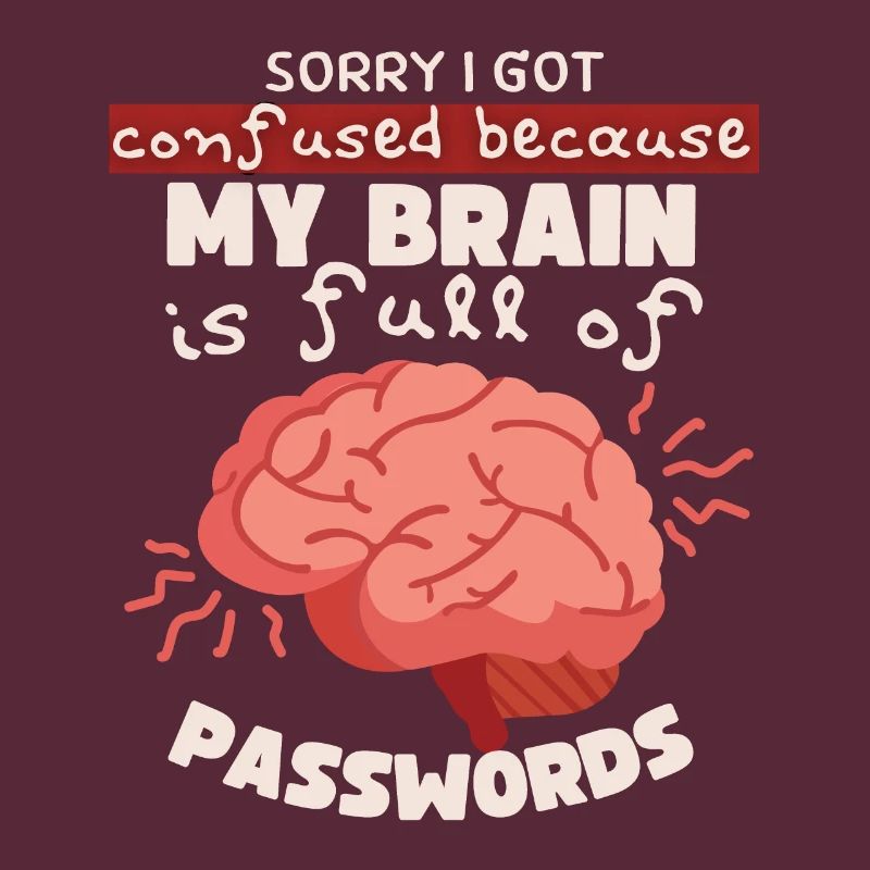 Passwords Forgot Password Computer Nerd Saying