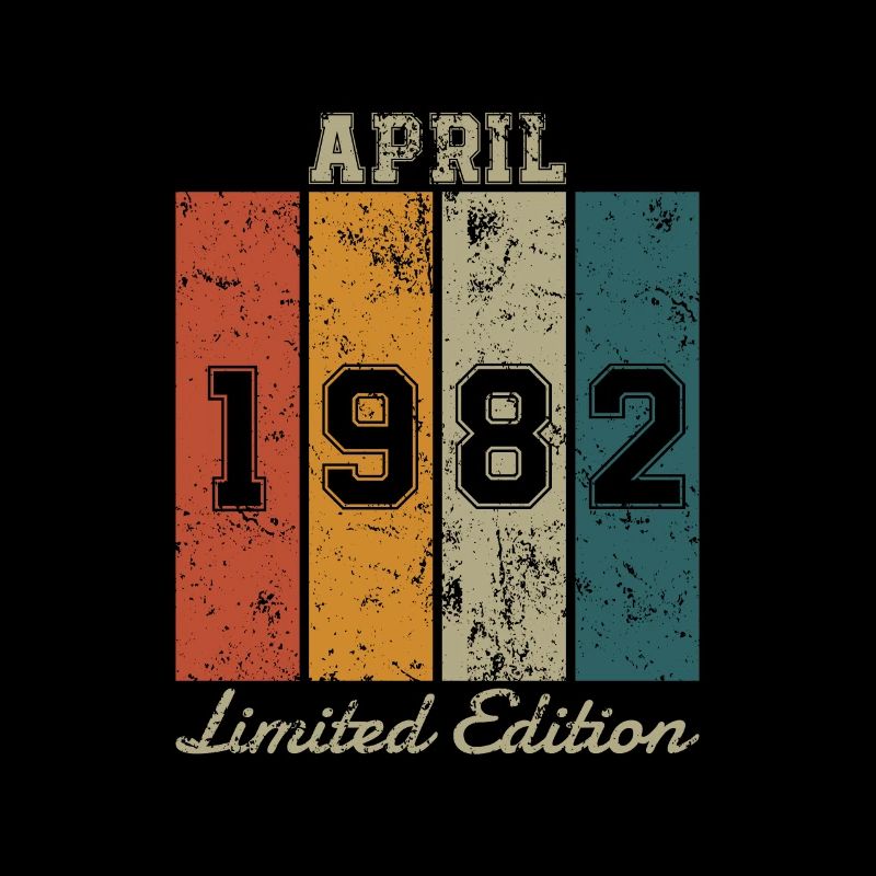 Geburtstag: April 1982 - Limited Edition Retro