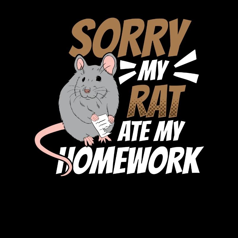 Mon rat a mangé mon animal de devoirs