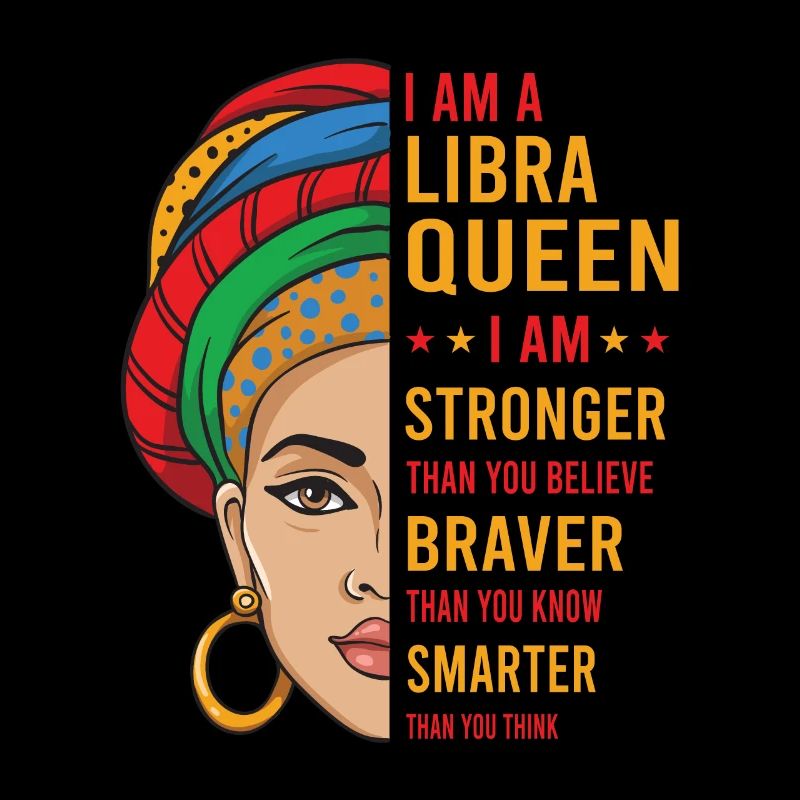 Libra Queen Geschenk Tierkreis Sternzeichen Waage