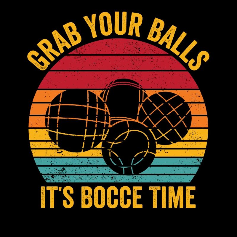 Drôle de boule de boccia rétro