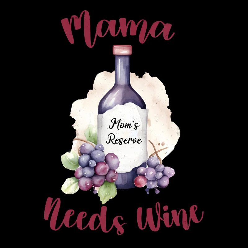 Mama Needs Wine Cute Mothers Day 2024