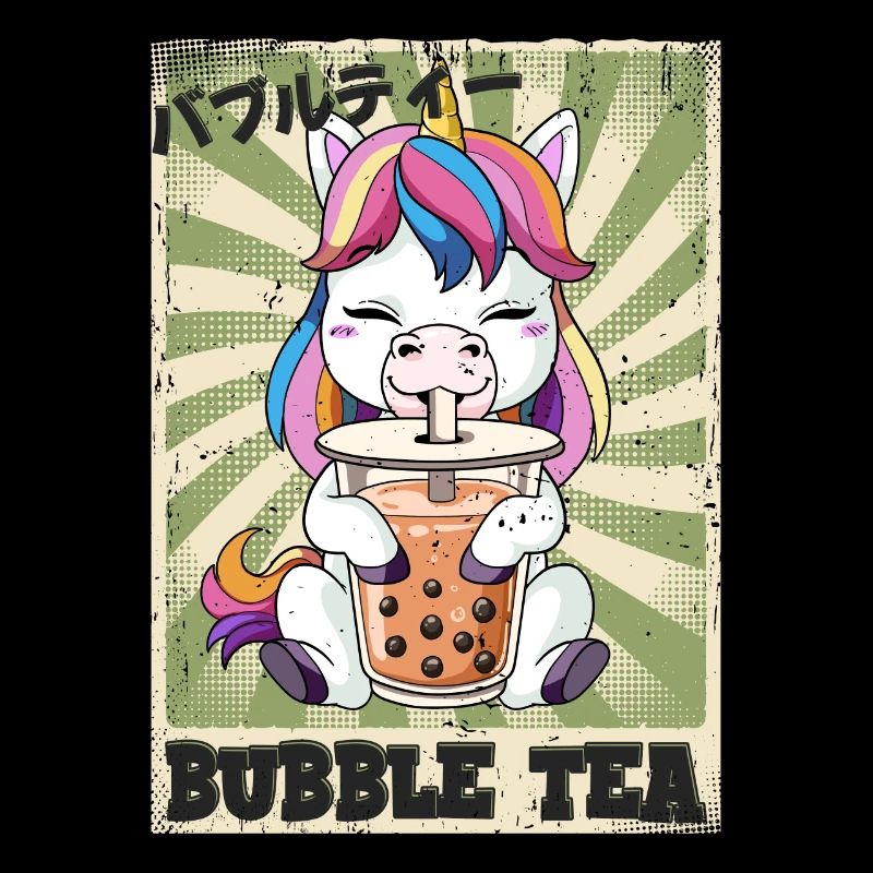 Boba Tea Einhorn Bubble Tea