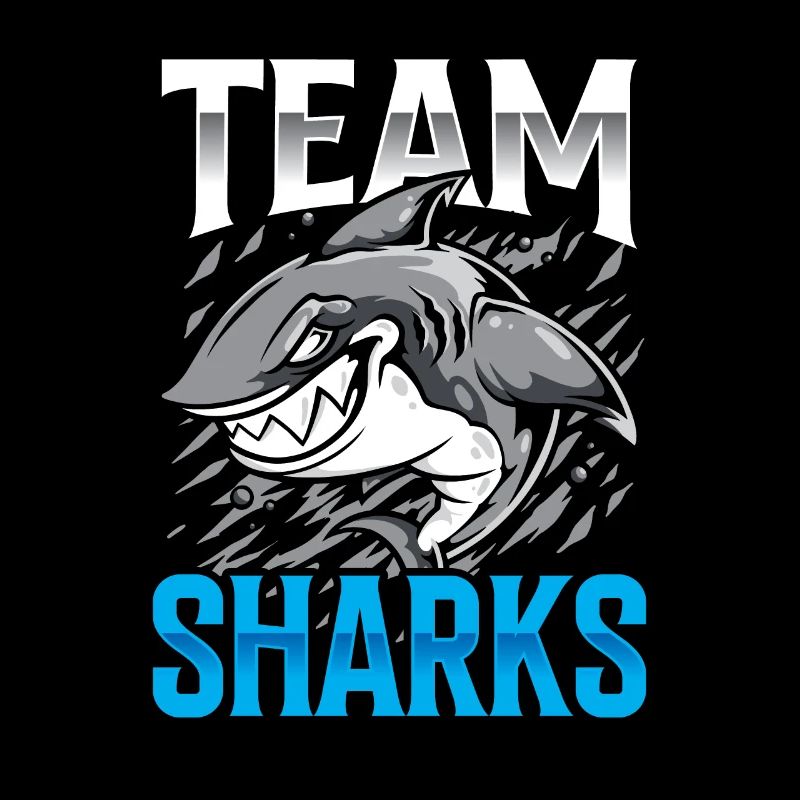 Team Sharks Shark Diving Shark Shark Shark Tooth