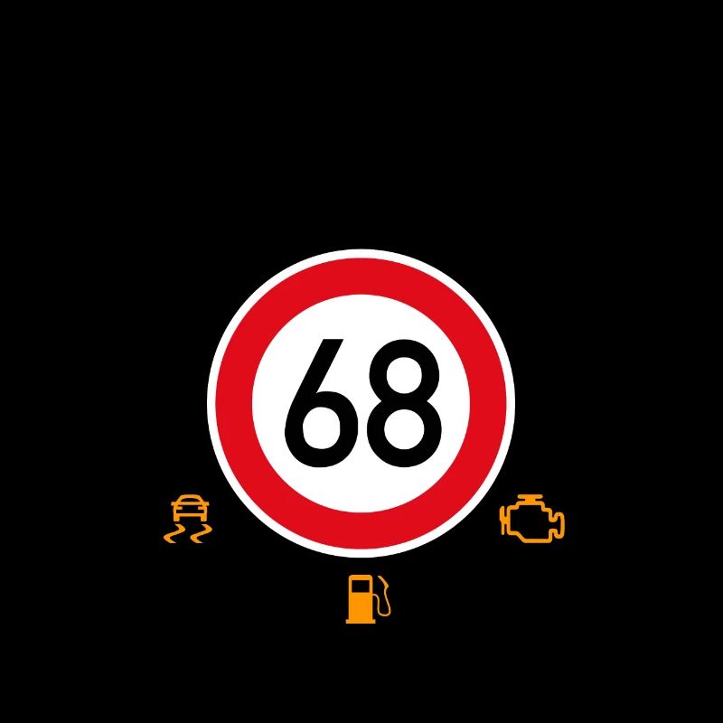68. Geburtstag Schonend Behandeln Oldtimer Ist 68
