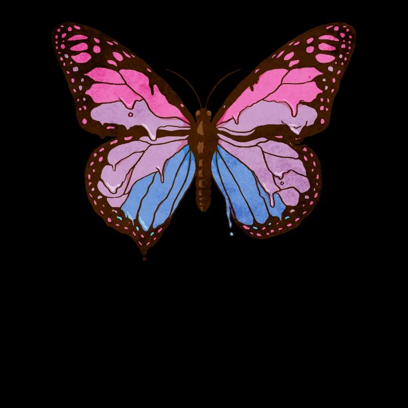 Fierté transgenre Papillon Drapeau Trans Subti