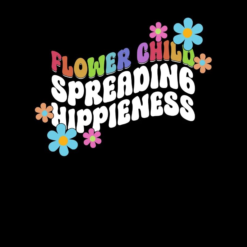 Blumenkind, das Hippieness verbreitet - Hippie