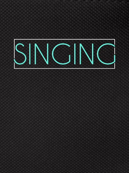 Singing lettering