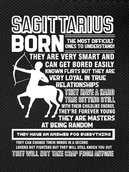 Sagittarius Sagittarius Born