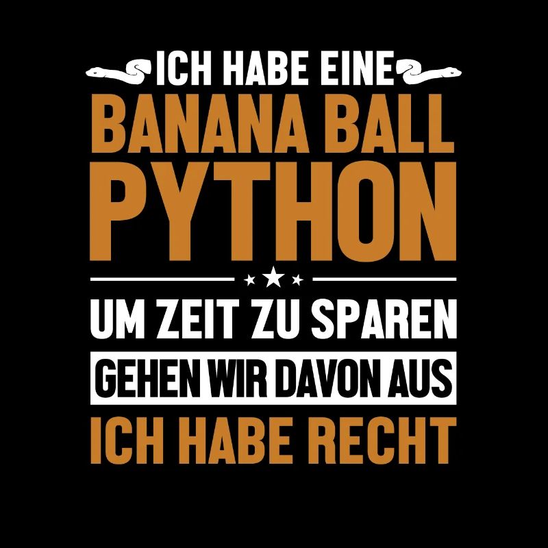 Banana Ball Python hat immer Recht Python Banana