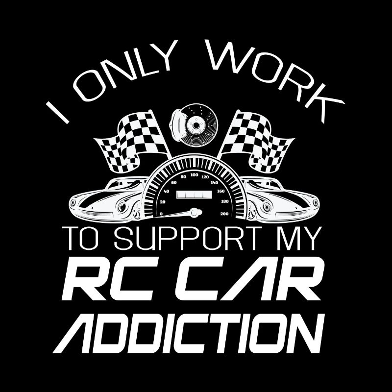 RC Auto Hobby Spruch Ferngestuertes Auto
