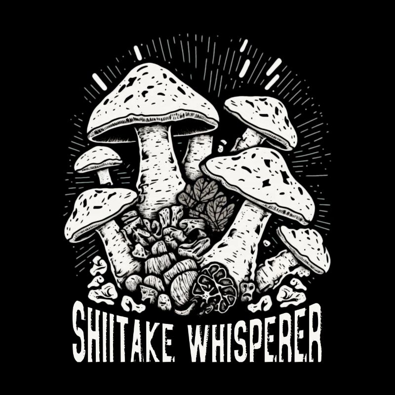 Shiitake Champignon Forêt Champignon Shiitake Moral Vegan Umami