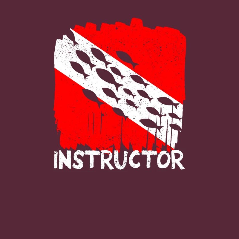 Instructor Diver Deep Diving Divemaster Student