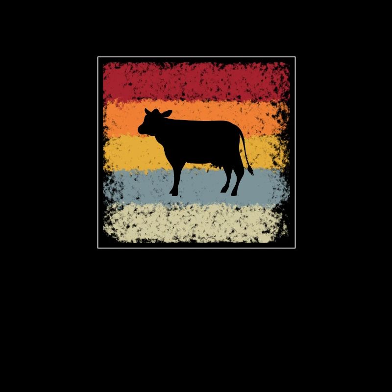 Kuh Rind Retro