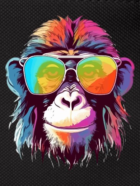 Bily the bespectacled monkey