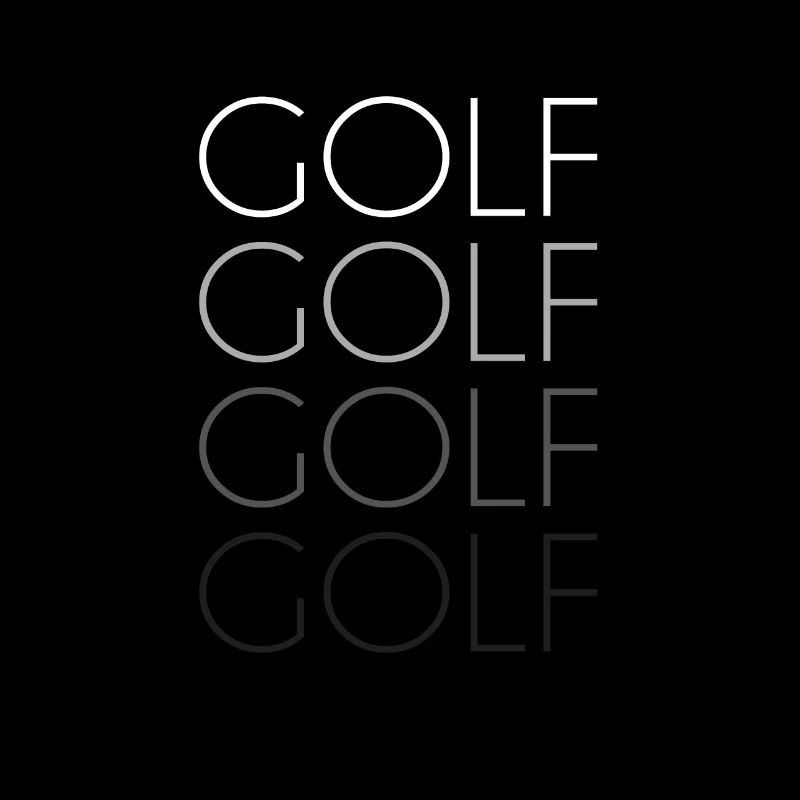 Lettrage de golf