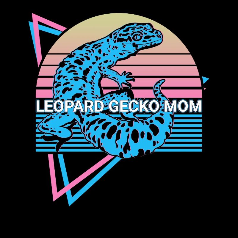 Gecko léopard Mama Rétro