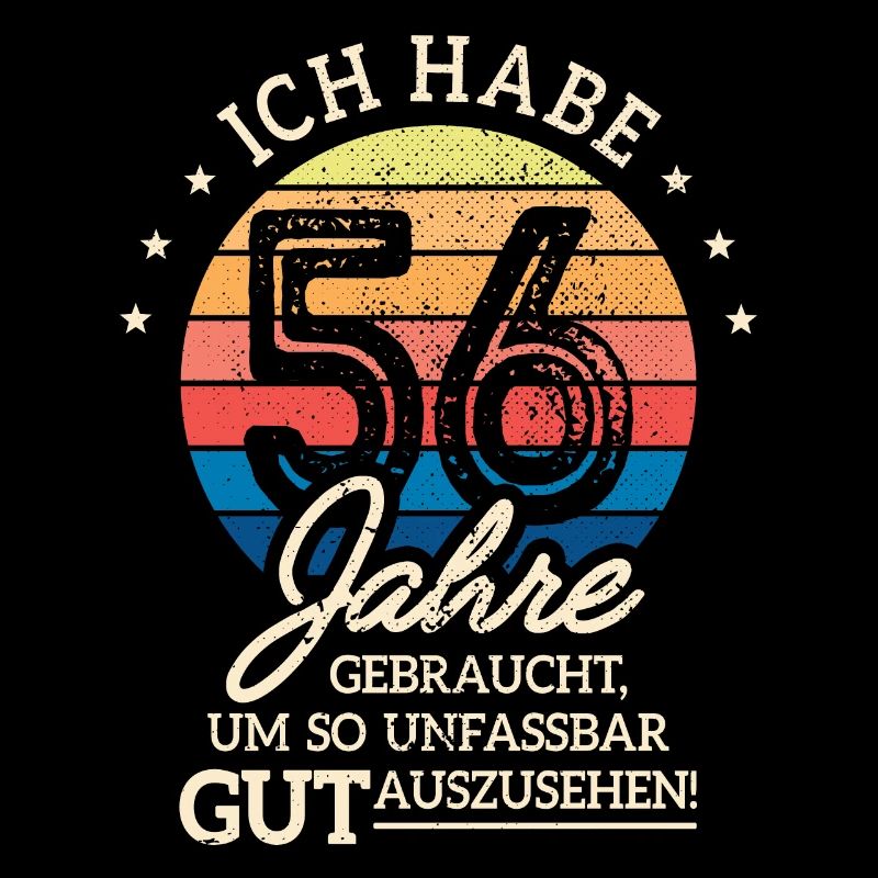 56. Geburtstag Geschenk Habe 56 Jahre Gebraucht