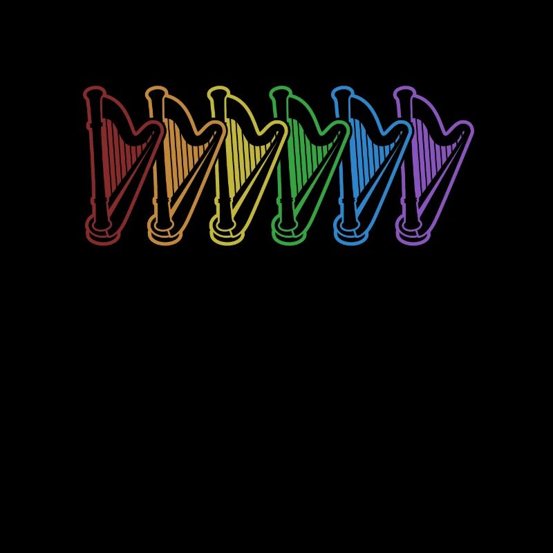 Harps LGBT Rainbow Harfe Konzertharfe