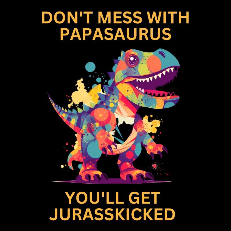 Funny Papa Papasaurus Dino Dinosaur Gift