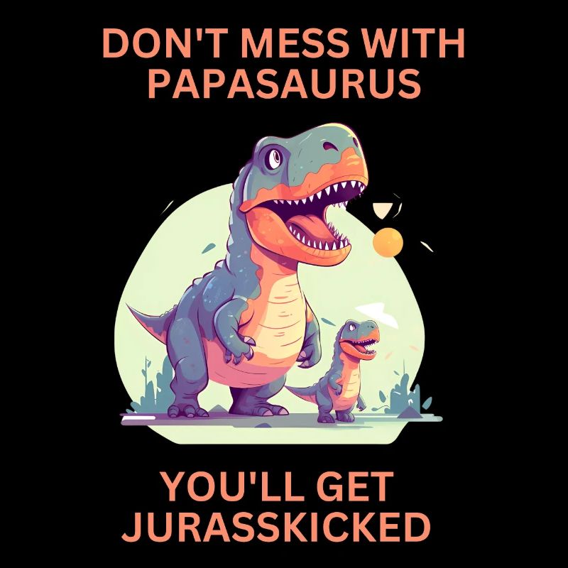 Funny Papa Papasaurus Dino Dinosaur Gift