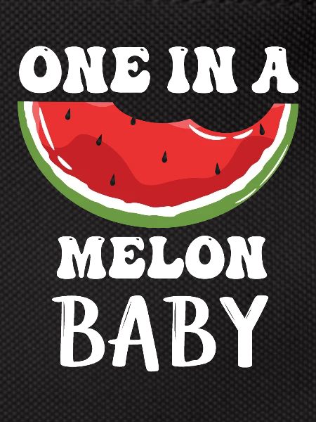 Un bébé melon pastèque