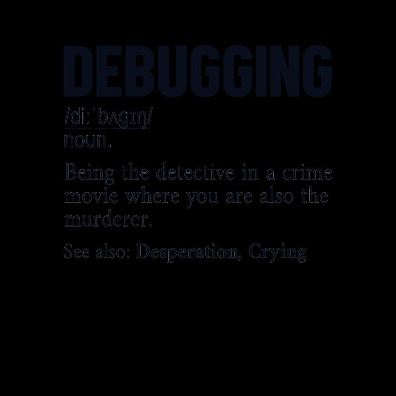 Debugging Definition Developer Coder Programmierer