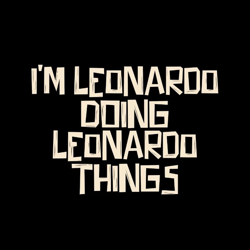 Je suis Léonard de Vinci et je fais des choses de Léonard de Vinci