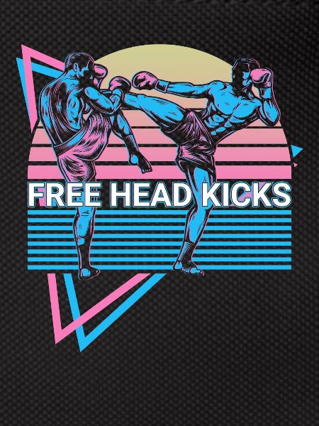 Muay Thai Kickboxing Retro