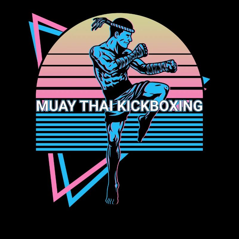 Muay Thai Kickboxing Retro