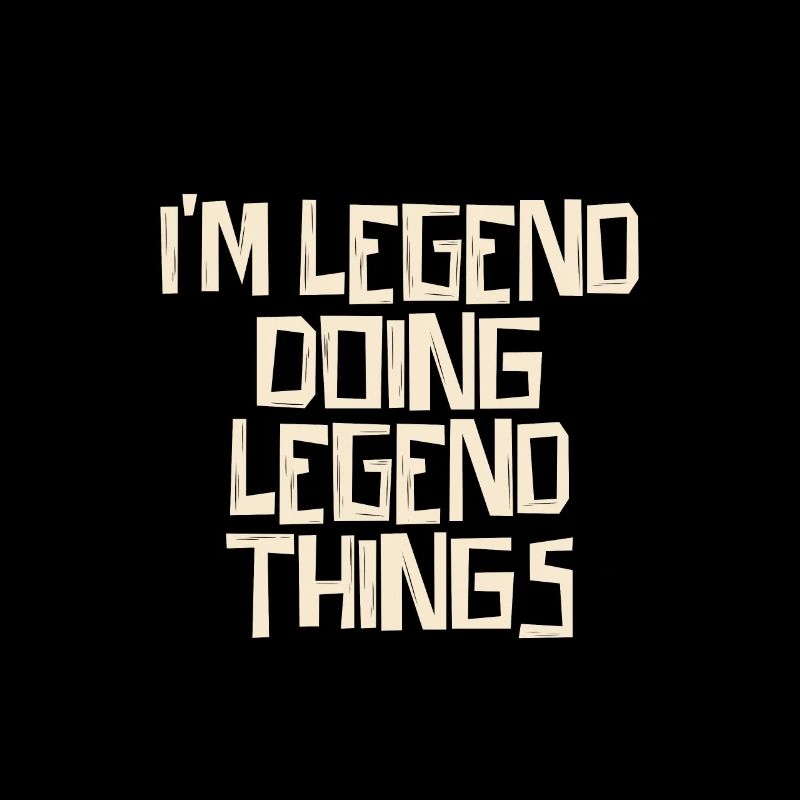 I'm Legend doing Legend things