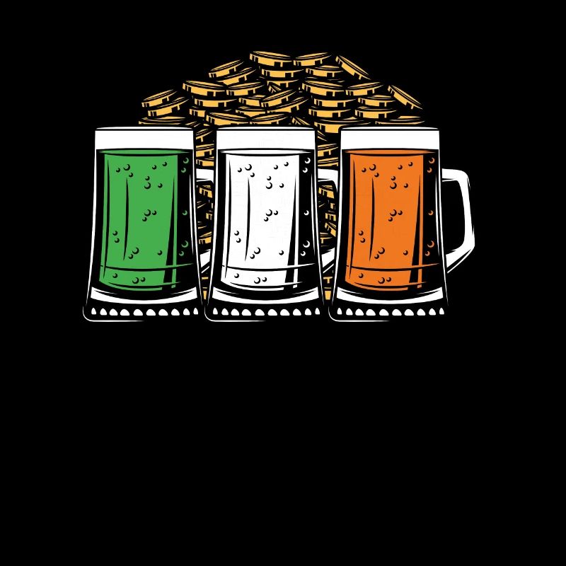 Bière irlandaise avec de l’or