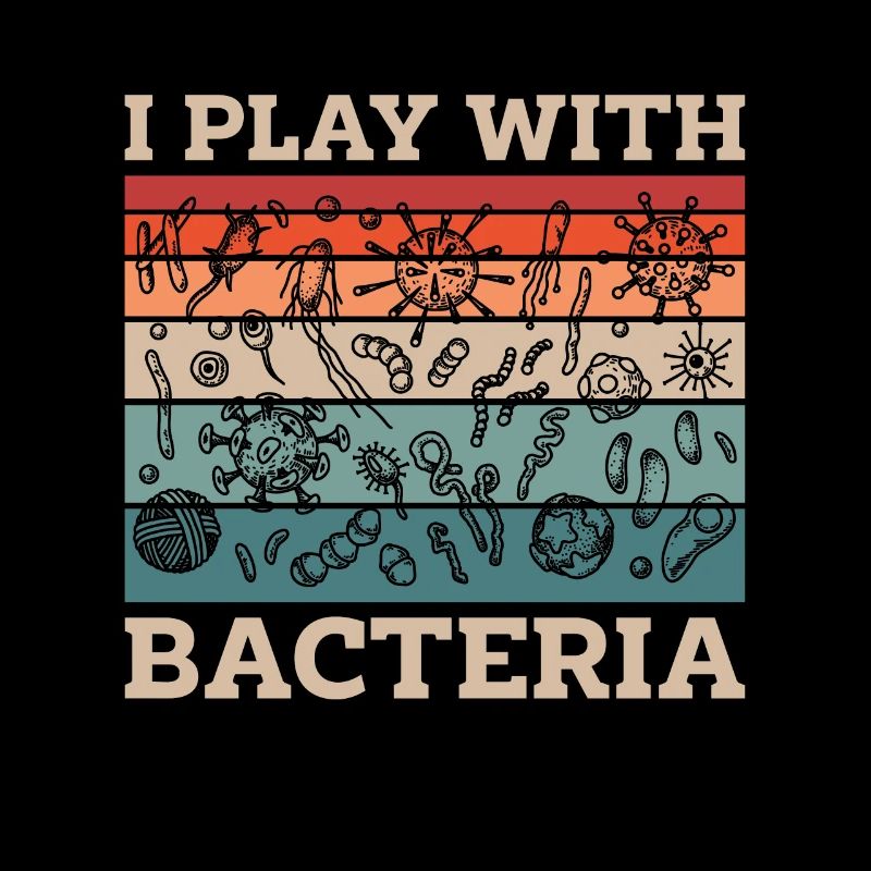 Microbiologiste Je joue avec les bactéries Retro Science