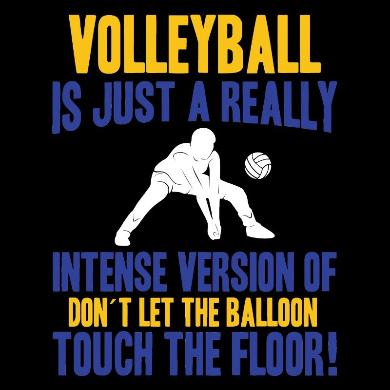 Volleyball Ist Einfach Eine Sehr Intensive Version