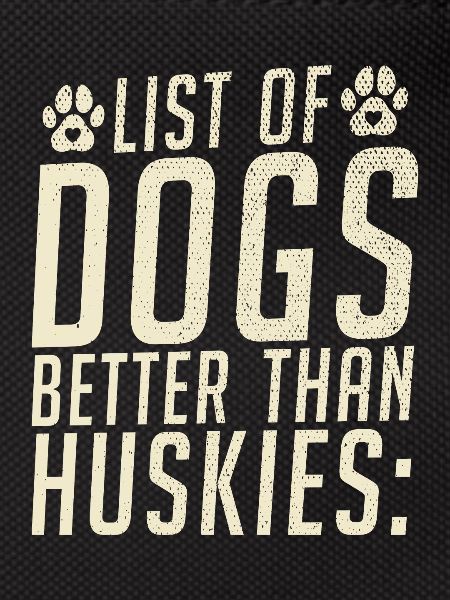 Cadeaux de chien Husky
