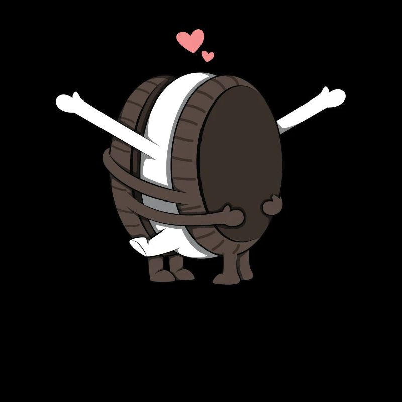 Amour de couple de biscuits