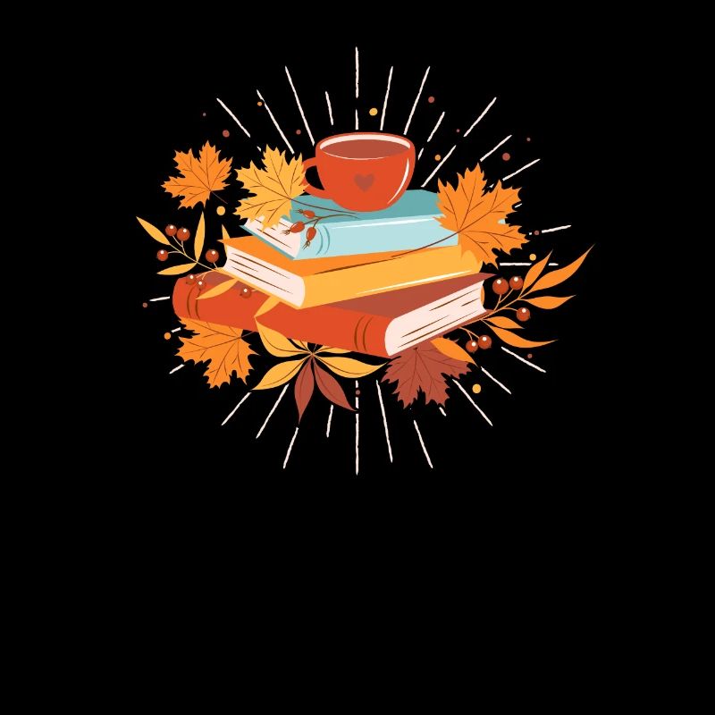 Book Autumn Hello Autumn Bookworm Librarian
