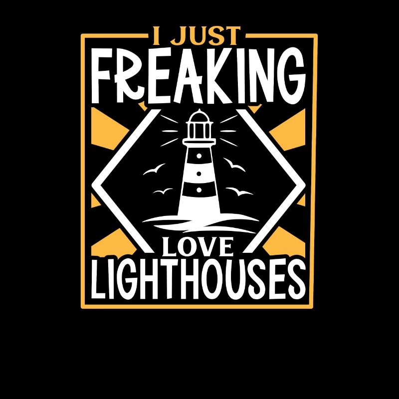 Lighthouse Seaside Nautical I Love Lighthouse