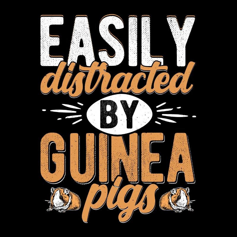 Facilement distrait par les cochons d’Inde Cavy Lover Rongent