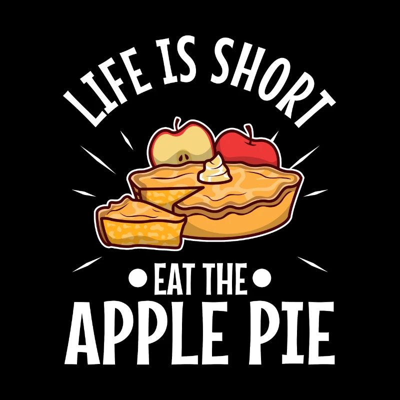 La vie est courte manger le gâteau