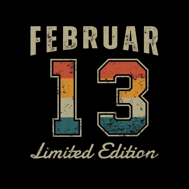 Date de naissance: Février 2013 - Limited Edition Retro