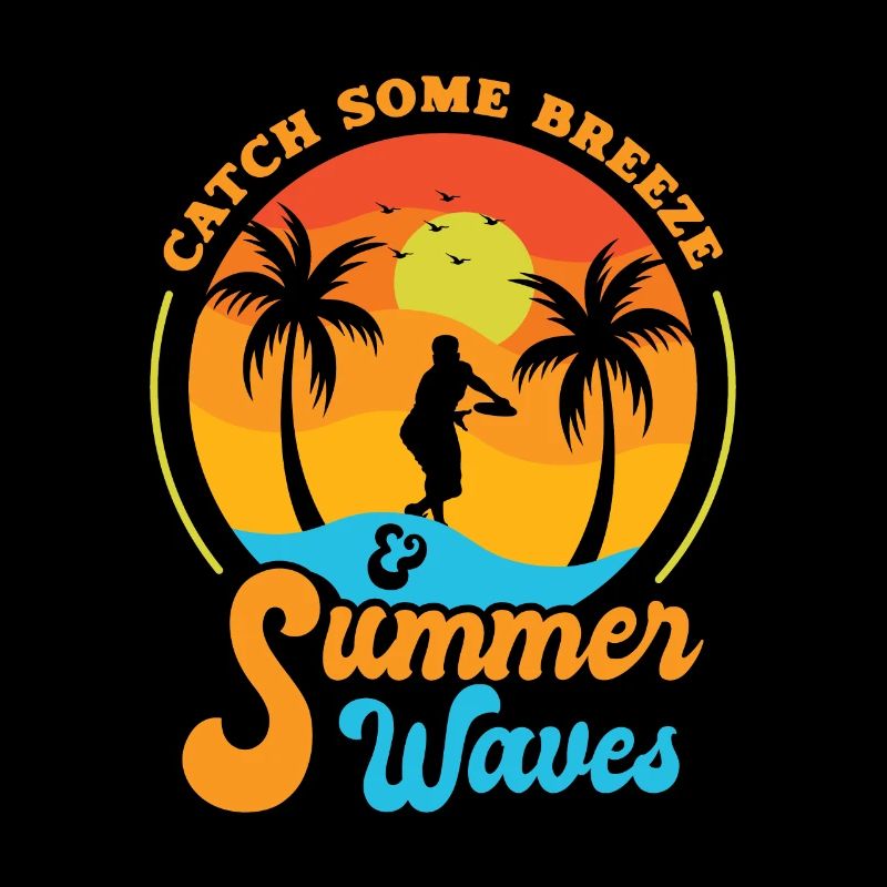 Frisbee Tropical Summer Vacation Flying Disc Sport